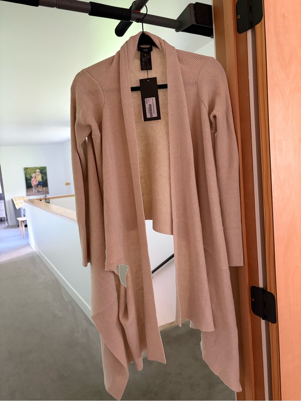 Ruti Wrap Ribbed Knit Cardigan - Picture 3 of 7